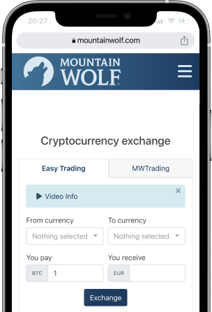 Easy Trading Illustration Mountain Wolf